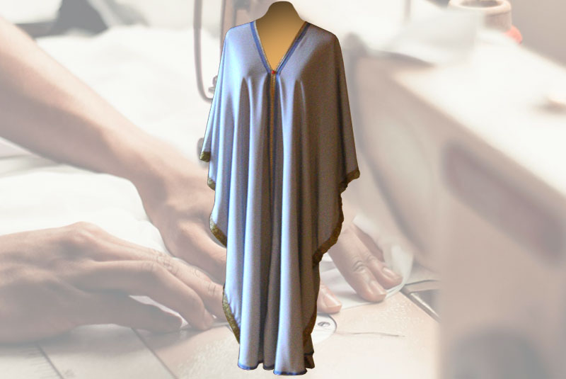 Ägyptische Königin - Tunika - Umhang