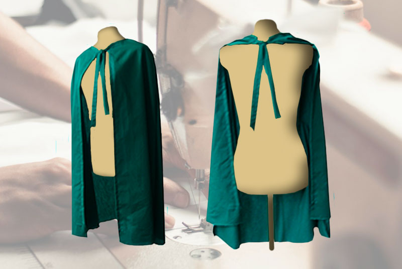 Umhang - Bat Man, Robin Hood