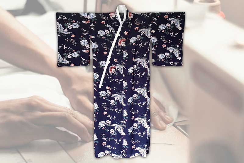 Kimono nähen - Schnittmuster und Anleitung