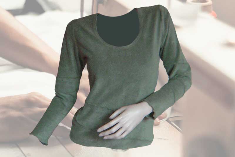 Pullover mit Ziernähten nähen